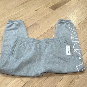 NWT DKNY Sport XL gray sweat pants